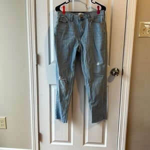 Straight leg jeans